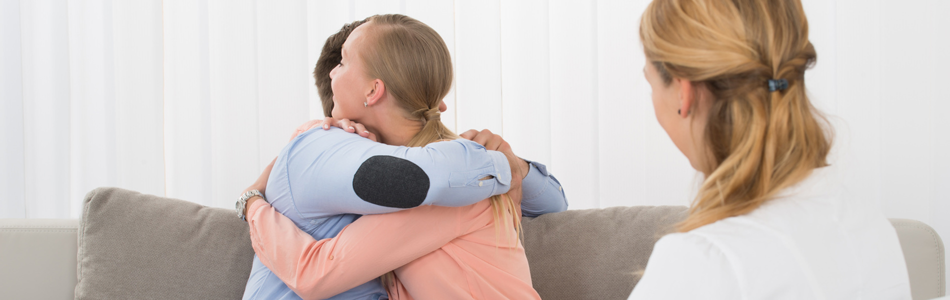 A conversation in a therapy setting